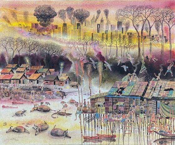 « Les Dominos de la Guerre » par Seyha Hour à Phnom Penh