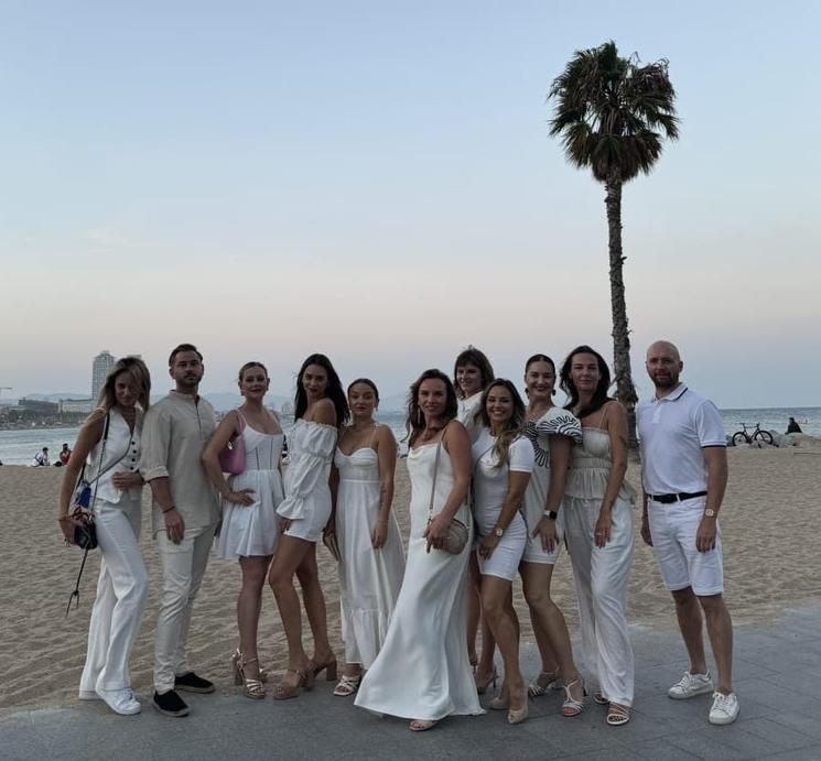 Team Caudalie Polska à Barcelone en août 2024