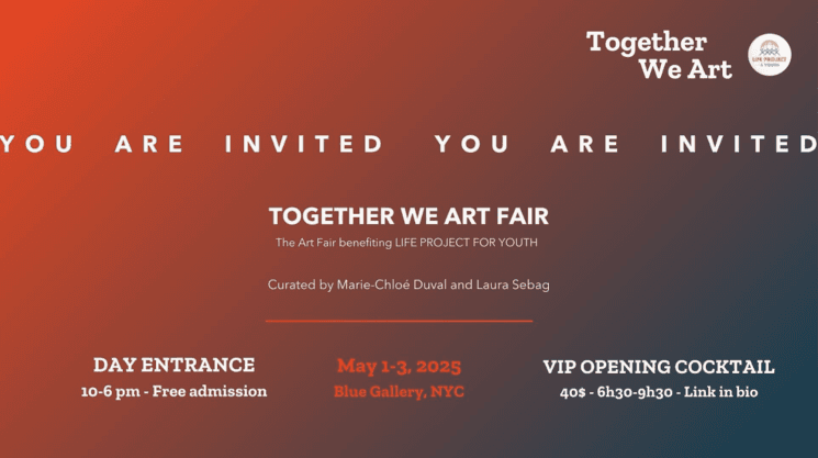 Carton d'invitation Together We Art