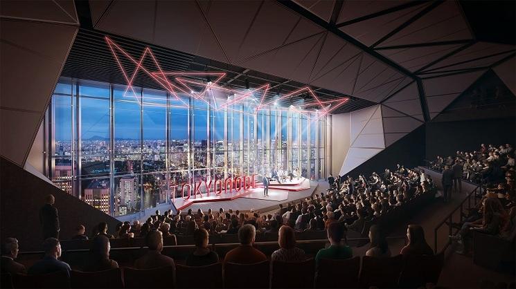 ⒸDBOX for Mori Building Co., Ltd.|TOKYO NODE HALL