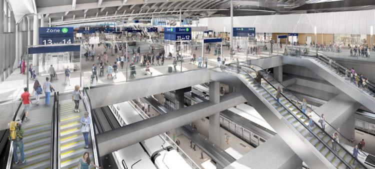 nouvelle gare gigantesque Londres 2026 Old Oak Common Vinci