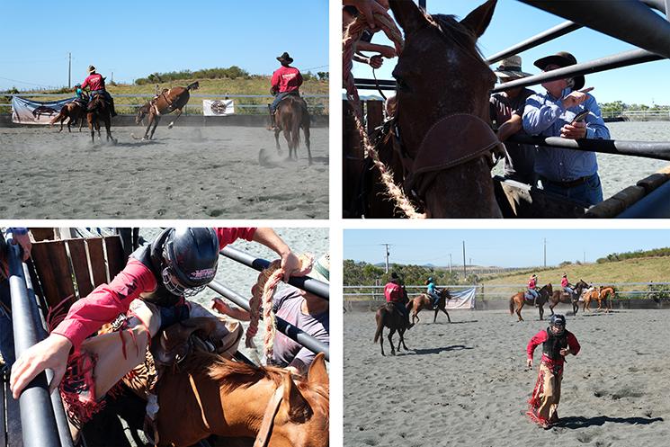 Ambiance d'un rodéo à Dumbéa en Nouvelle-Calédonie