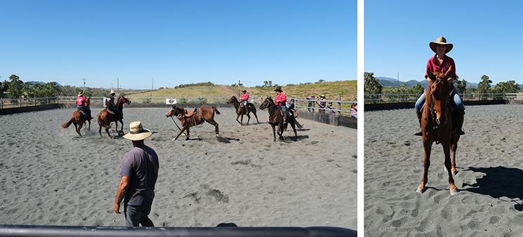 Ambiance d'un rodéo à Dumbéa en Nouvelle-Calédonie