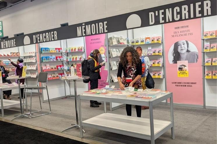 L'espace de la maison d'édition Mémoire d'encrier