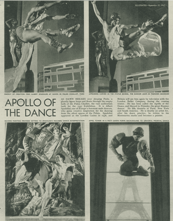 Spadolini, l'Apollon de la danse