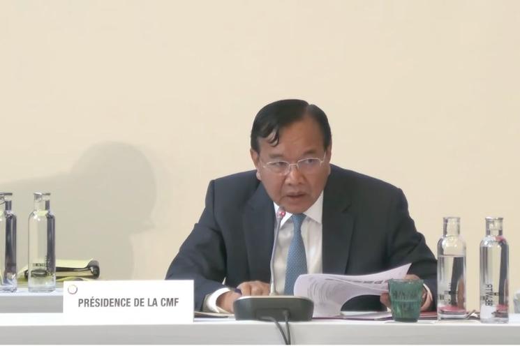 Le ministre cambodgien des Affaires étrangères et président de la Conférence ministérielle de la Francophonie (CMF) conduit les auditions des candidats au poste de secrétaire général de l'OIF.