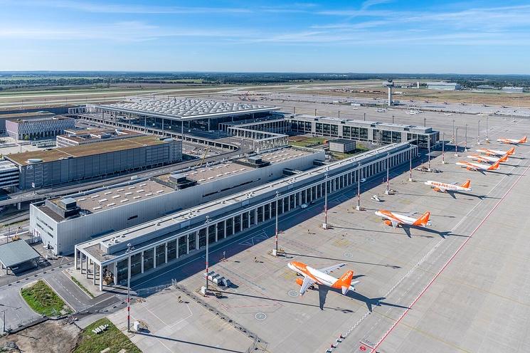 Le terminal 2 de l'aéroport Berlin Brandebourg
