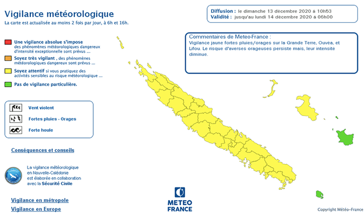 cyclone météo nouvelle-calédonie