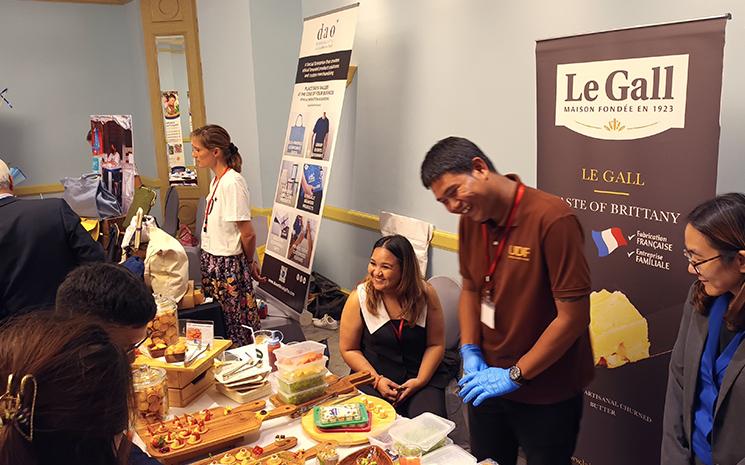 Stand Le Gall lors de la soiree du 14 juillet 2023 organisee par l'ambassade de France en Thailande