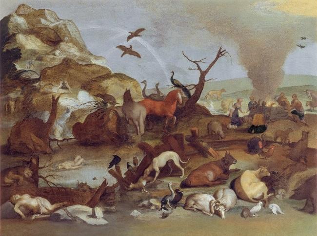 tableau le sacrifice de Noé