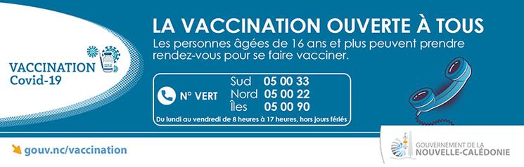 La vaccination est ouverte à tous en Nouvelle-Calédonie