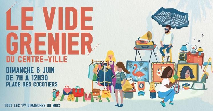Tous les premiers dimanches du mois la Place des Cocotiers se transforme en une immense braderie où venir faire des bonnes affaires !