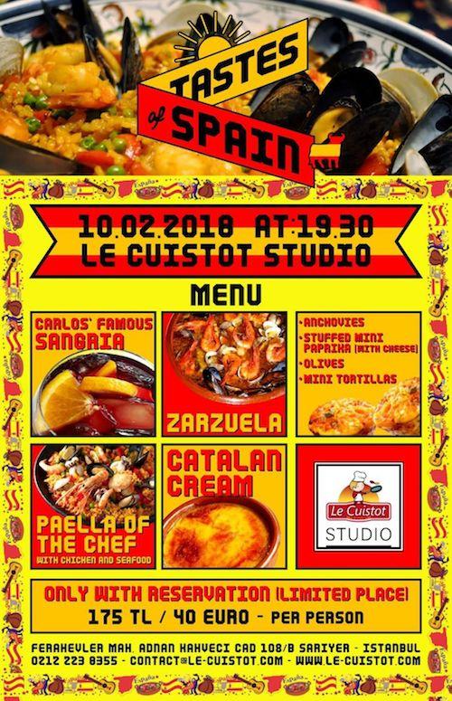 Le menu espagnol de Carlos