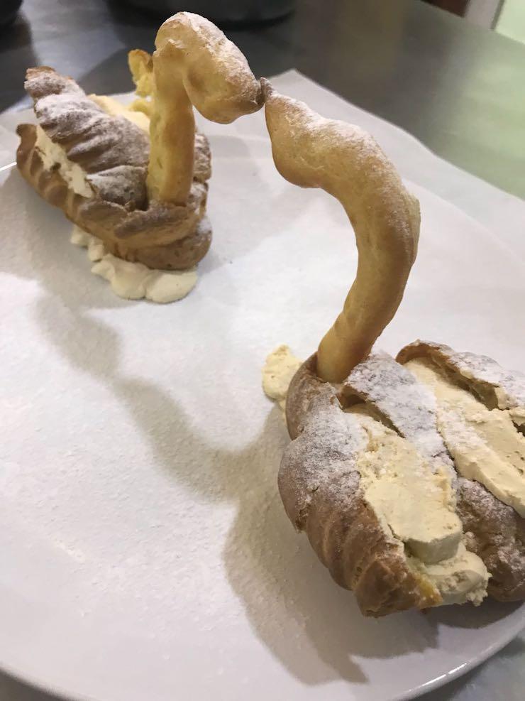 Desserts cygnes de Carlos