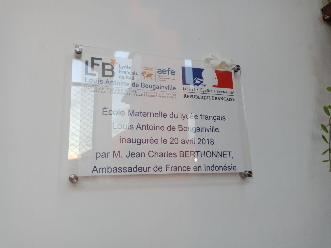 bali/école française/inauguration/ambassadeur/Indonésie/Jakarta