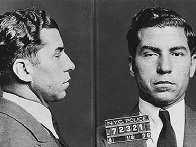 Le mobster américain Lucky Luciano