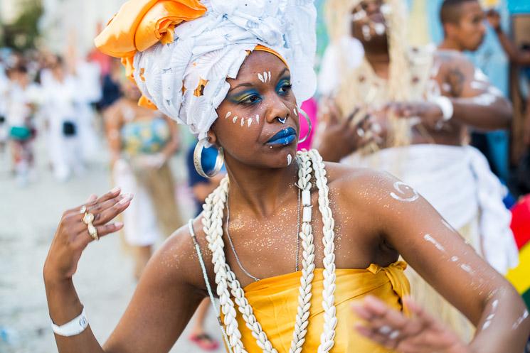 Une danseuse de la troupe d'artiste