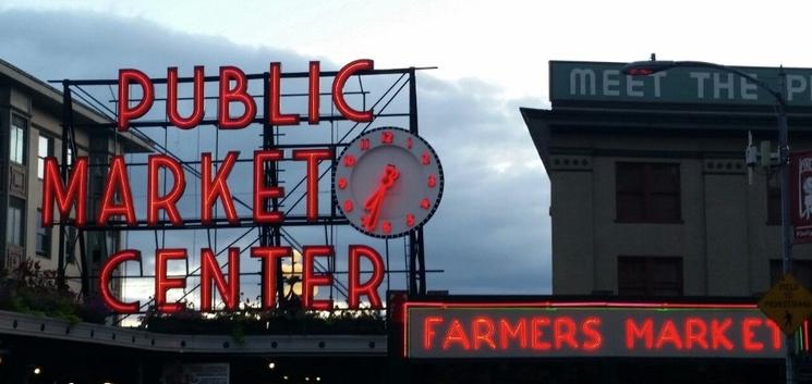Marché de Pike Place à Seattle