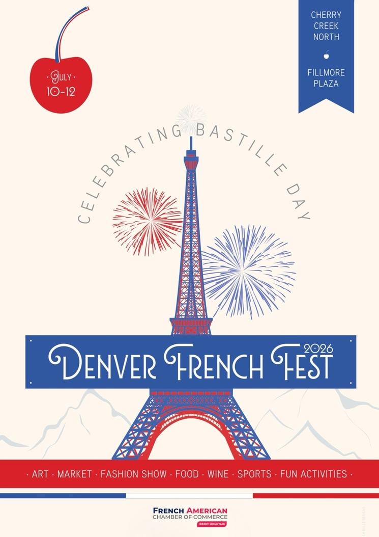 Affiche du Denver French Fest 2026