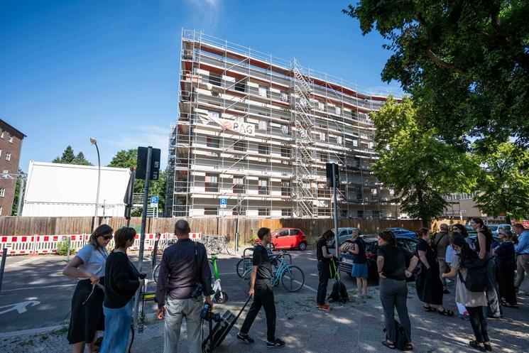 Le bâtiment du Kornelius Forum depuis la rue