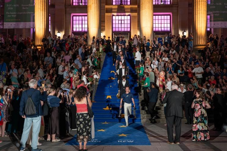 Concert en plein air devant le Konzerthaus
