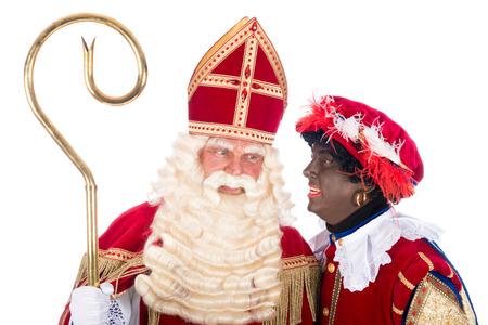 Saint nicolas et son compagnon controversé Zwarte Piet