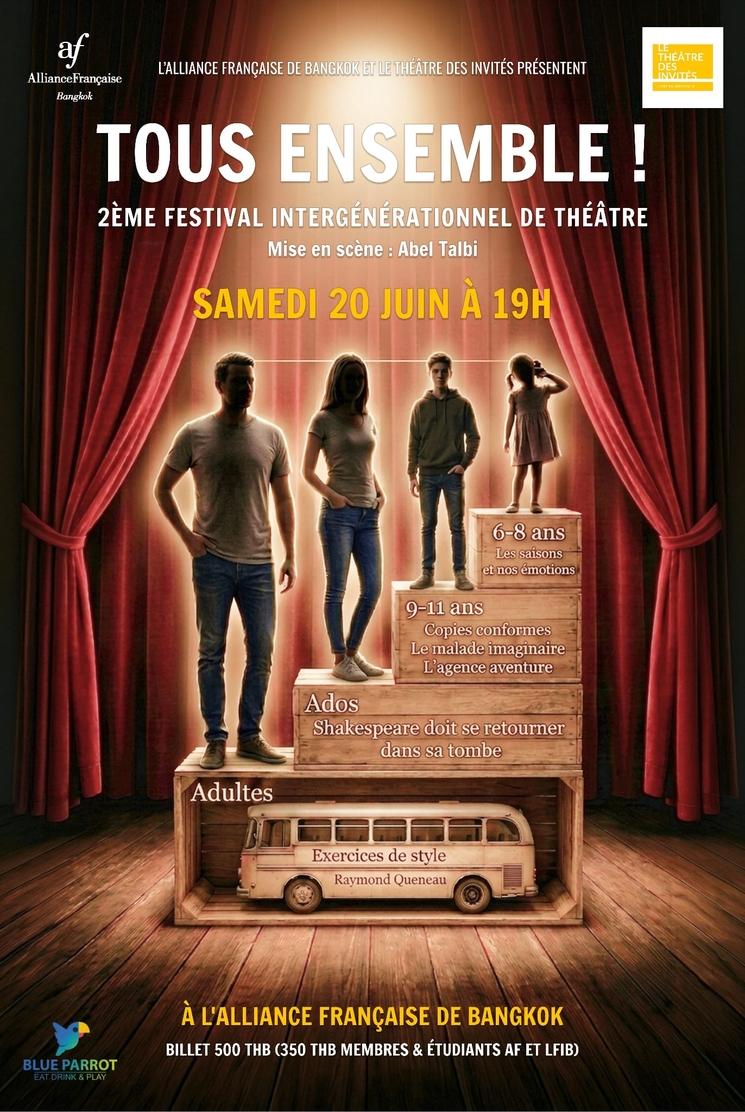 Tous ensemble, spectacle à Bangkok