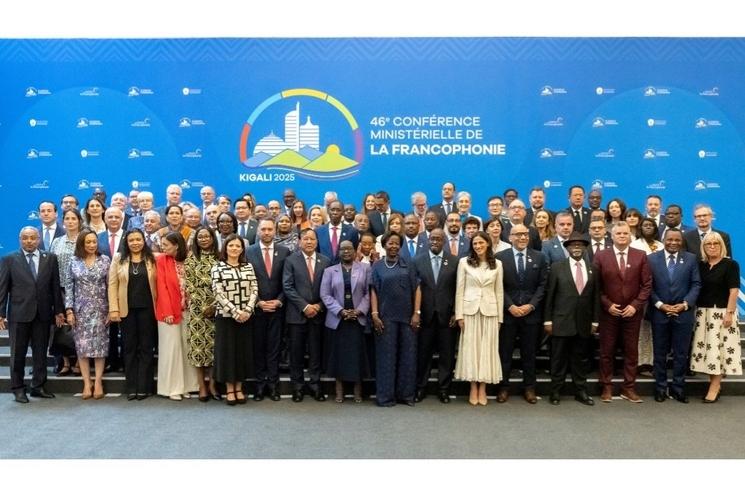 Les délégué.e.s présent.e.s à Kagali pour la 46e Conférence des Ministres de la Francophonie
