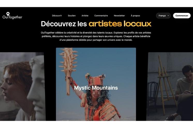 Artistes locaux - page du site
