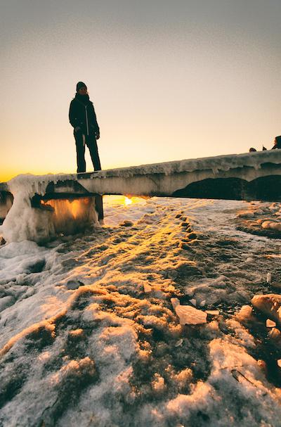 hiver glace Danemark Martin Dedron