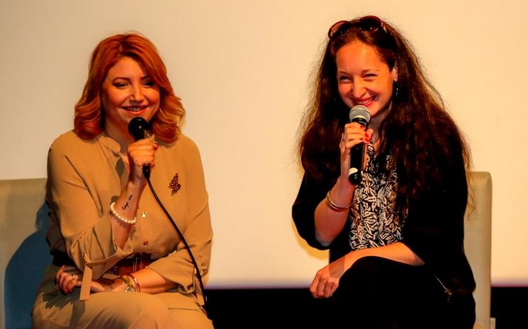 3 FEMMES MYRIAM RIZA ET ELMA RIZA EN CONFERENCE DE PRESSE - AVANT PREMIERE TECHNIQUE DU COURT METRAGE 3 FEMMES, AGORA LA MARSA TUNISIE.jpg (224.21 Ko)
