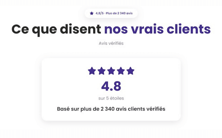 ce que disent nos vrais clients
