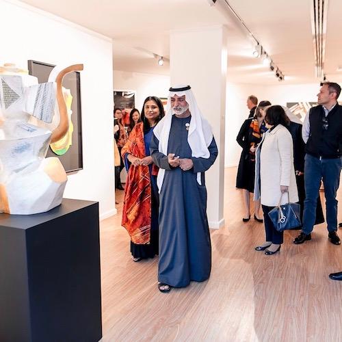 Sheikh Al Nahayan mabarak Al Nahayan and Sujata Bajaj