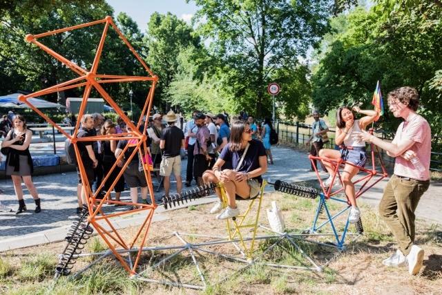 Expositions dans les parcs de Neukölln