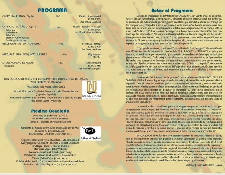 Banda Municipal Música Malaga