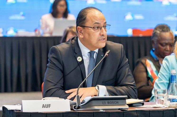 Le recteur de l'AUF - le Professeur Slim Khalbous