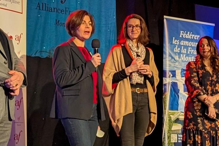 Marianne Lépinoit et Béatrice Daudin