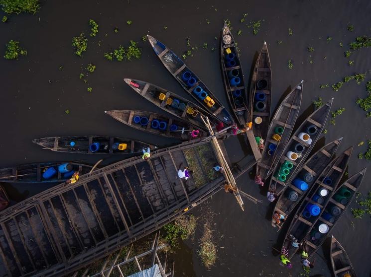 Photographie du livre souffle le Bénin vu du ciel par Julien Gérard