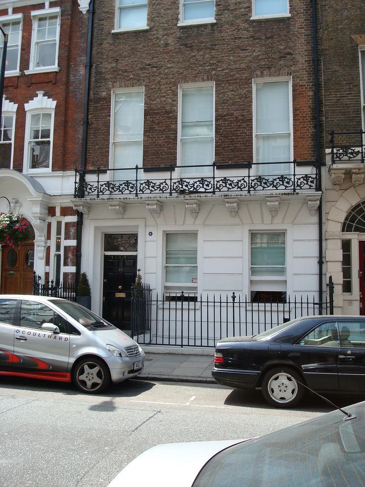 Façade du bâtiment du 57 Wimpole Street