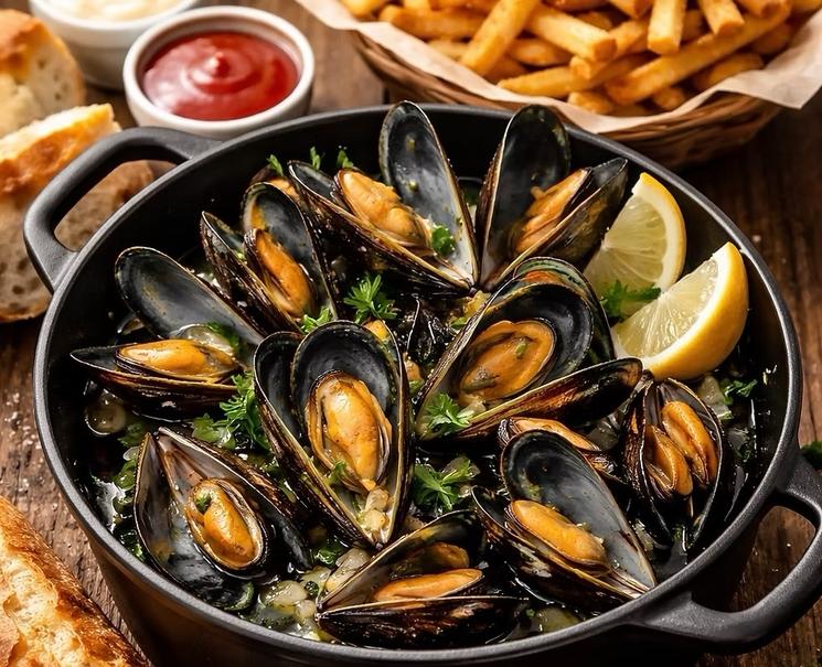 Les moules frites de « Meet in Paris » © DR