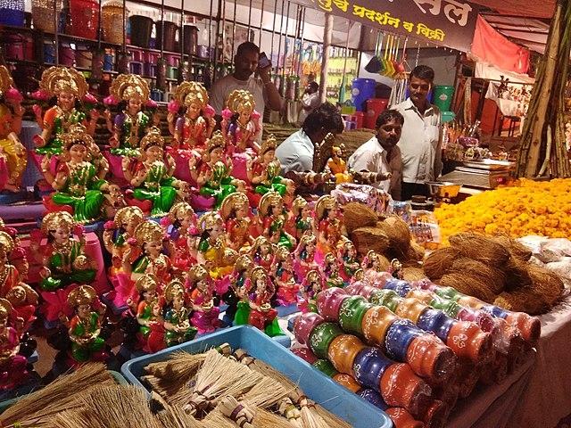 Idoles de Lakshmi pour Diwali