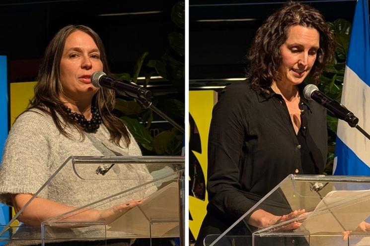 Mélanie Thivierge et Geneviève Pigeon