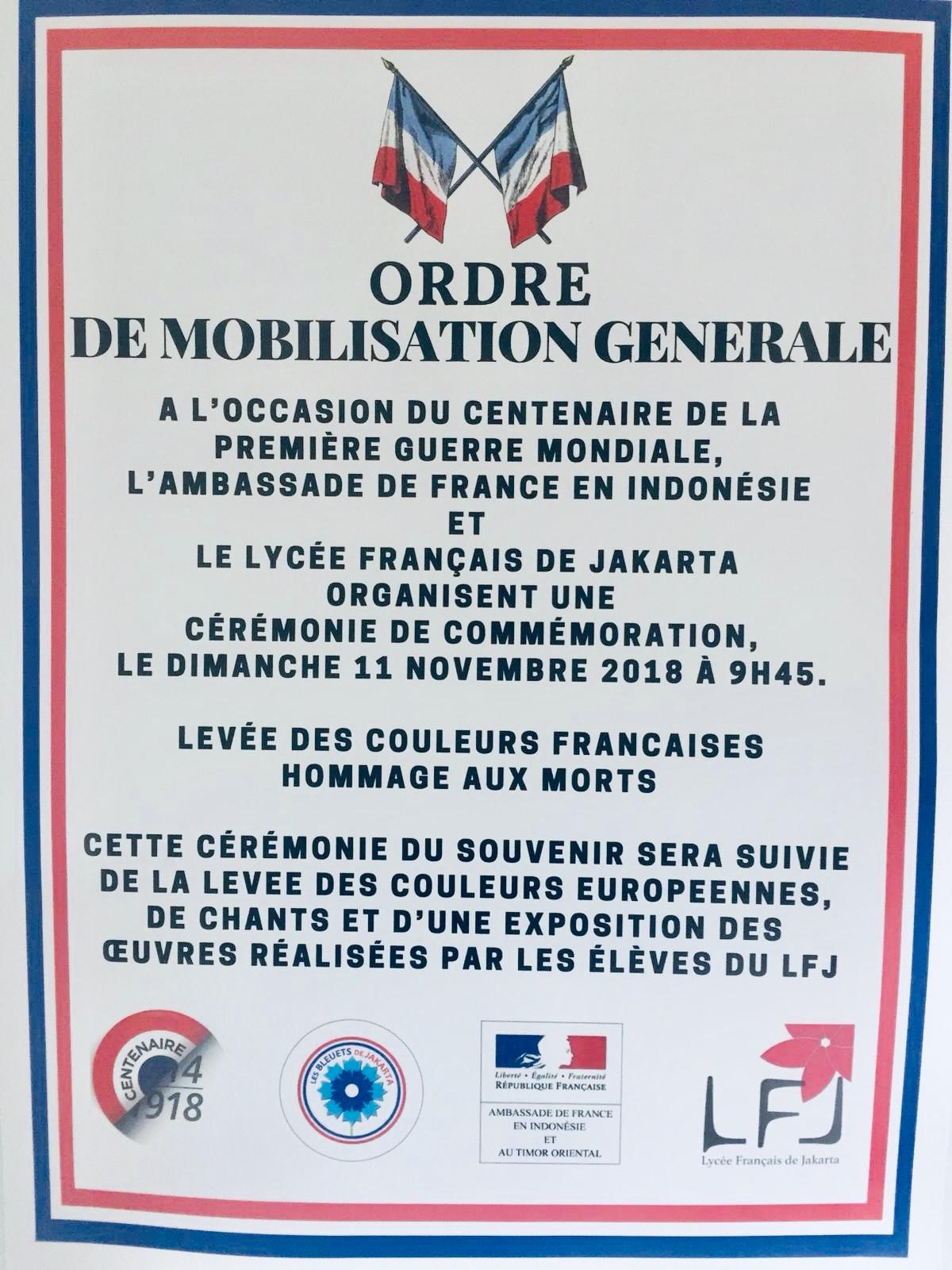 Centenaire 1418 Commémoration Mémoire Hommage