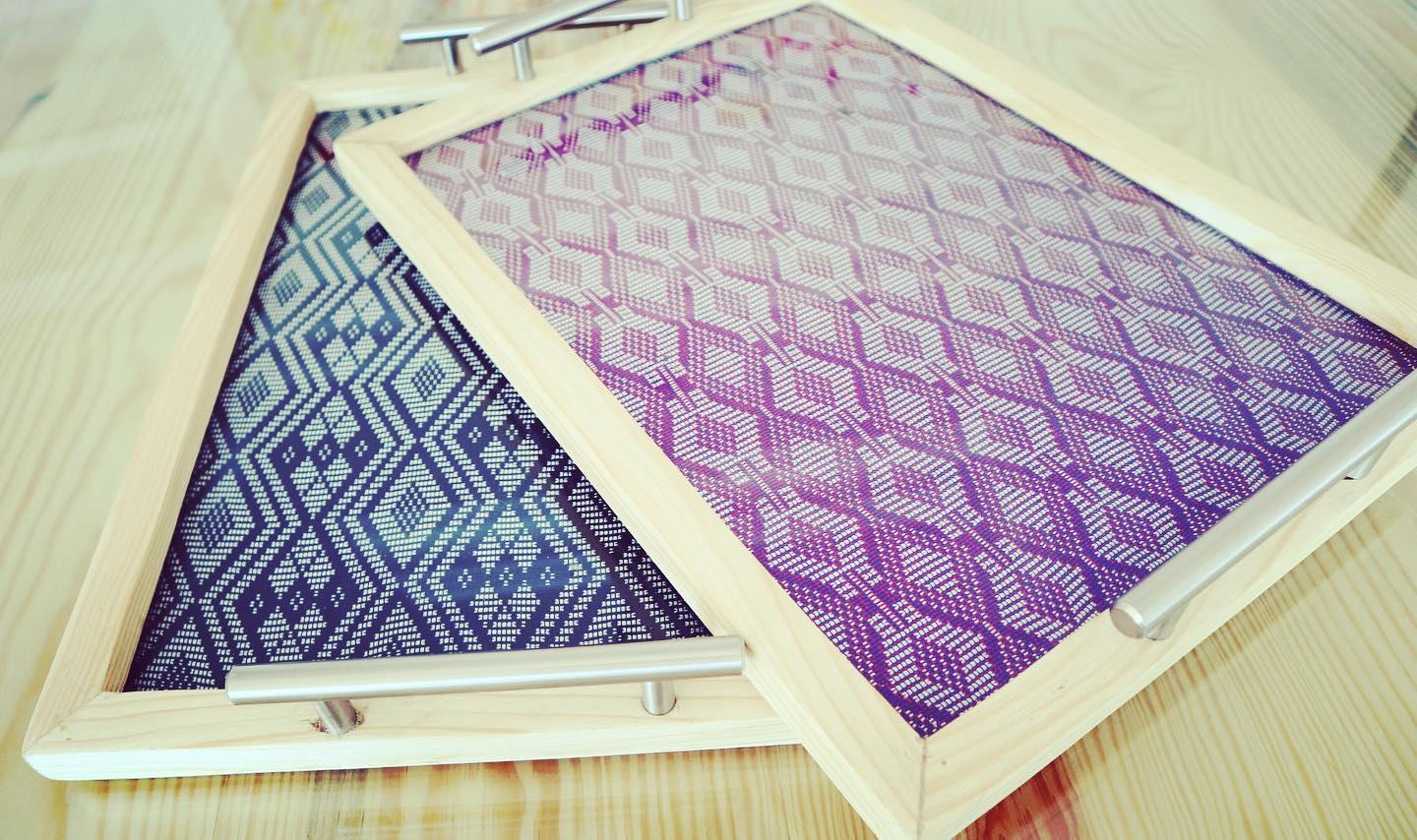 bana plateau pagne tisse cadeau dakar