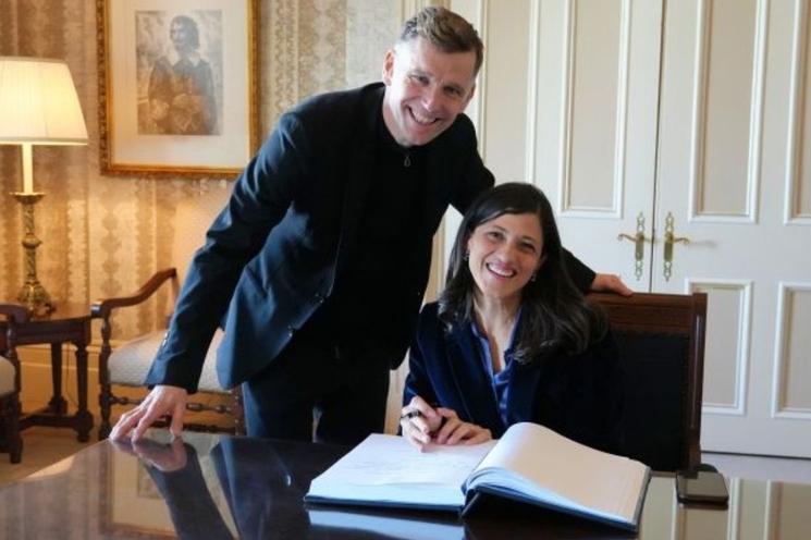 Avec Bruno Marchand maire de Québec