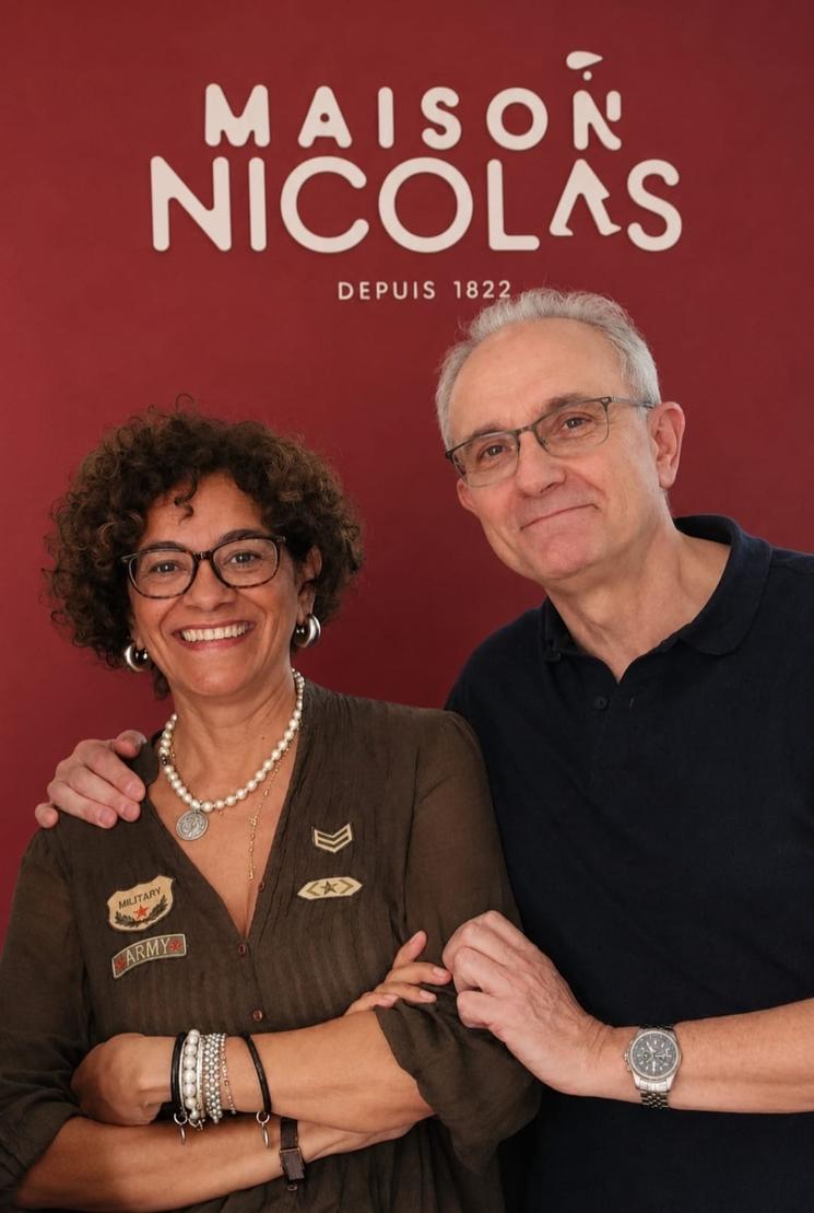 Photo de Michel et Eliane Jiminez dans leur boutique