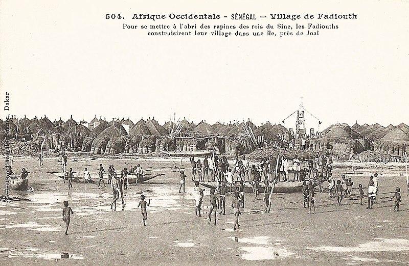 fadiouth joal senegal carte postale histoire