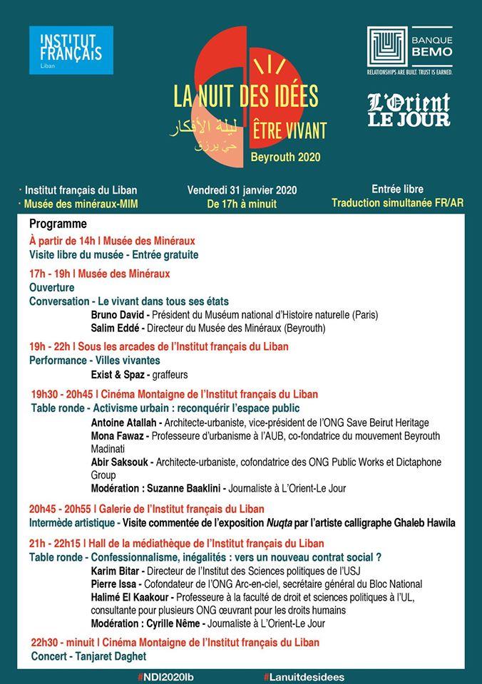 nuit des idées programme