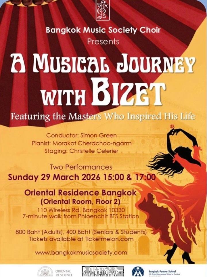Affiche Bizet Bangkok