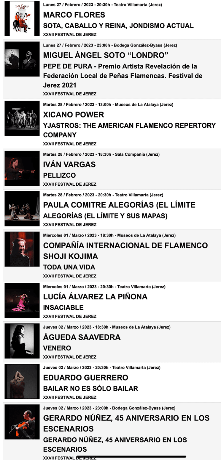 Festival Flamenco de Jerez
